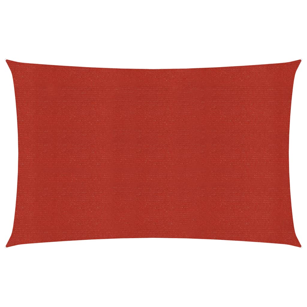 Vela in tessuto per ombrellone 160 g/m² rosso 3,5 x 5 m HDPE 02_0009261
