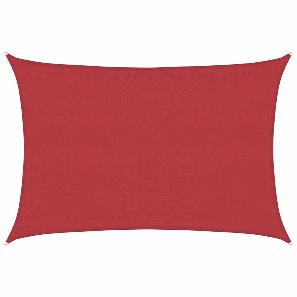 Vela Parasole 160 g/mÂ² Rossa 3,5x5 m in HDPE