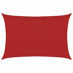 Vela Parasole 160 g/m² Rossa 3,5x5 m in HDPE 311627
