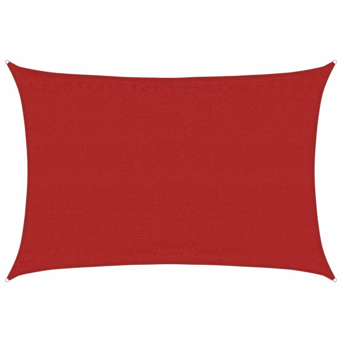 Vela Parasole 160 g/m² Rossa 3,5x5 m in HDPE 311627