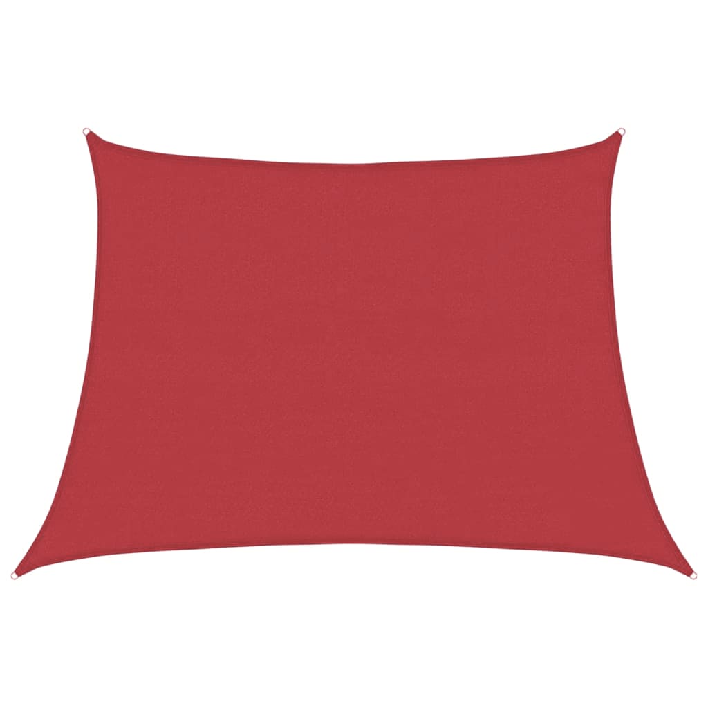 Vela Parasole 160 g/mÂ² Rossa 4/5x3 m in HDPE