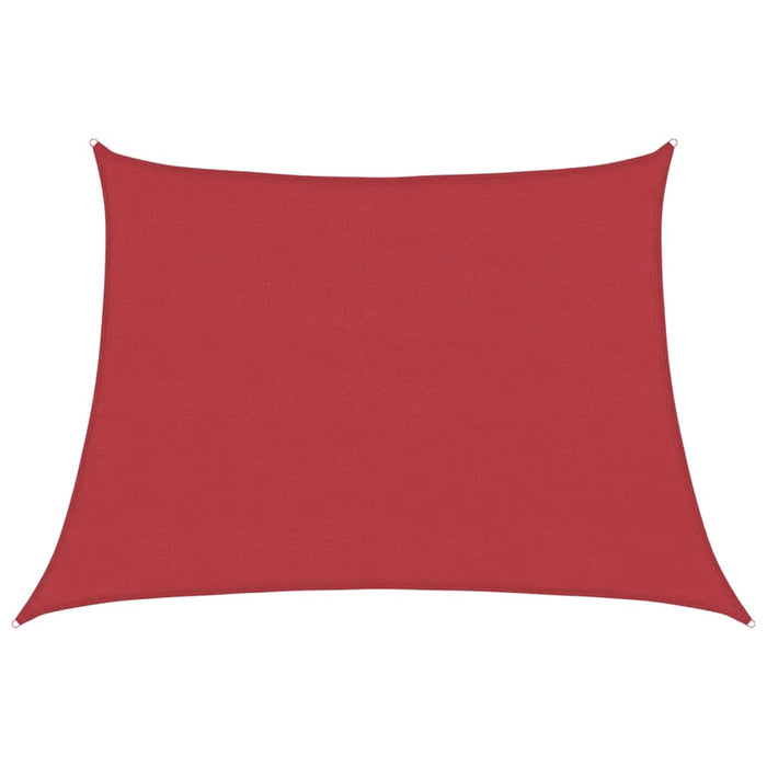 Vela Parasole 160 g/mÂ² Rossa 4/5x3 m in HDPE