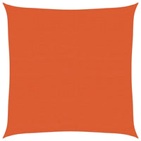 Vela Parasole 160 g/m² Quadrata Arancione 4x4 m in HDPE 311661