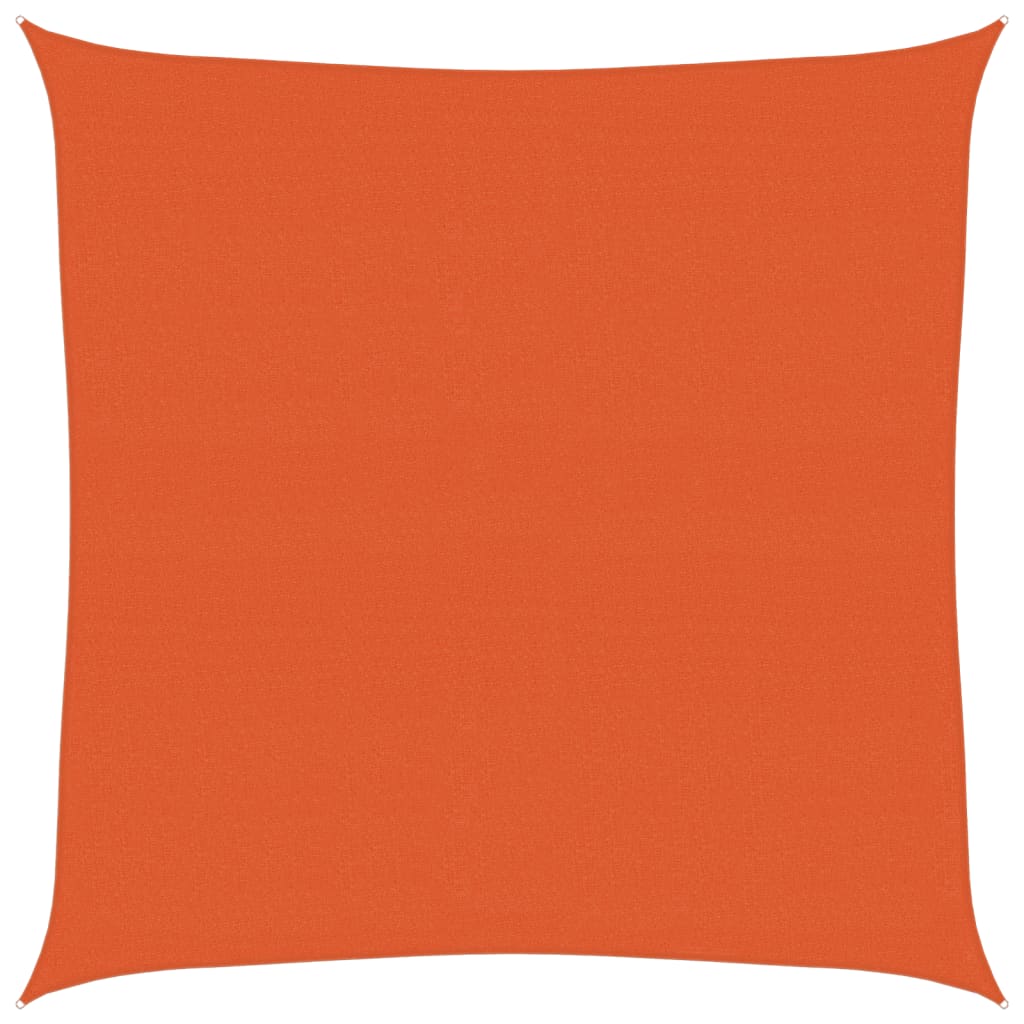 vidaXL Vela Parasole 160 g/m² Quadrata Arancione 4,5x4,5 m in HDPE