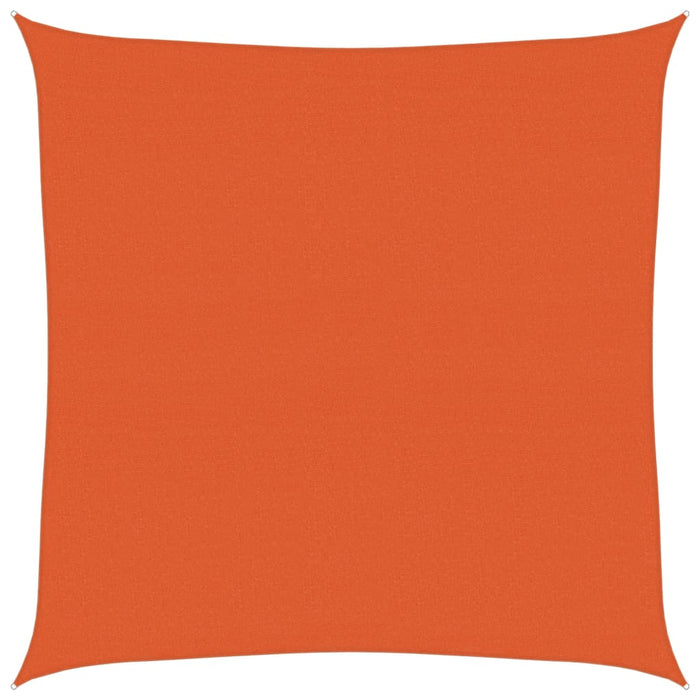 Vela Parasole 160 g/m² Quadrata Arancione 6x6 m in HDPE 311664