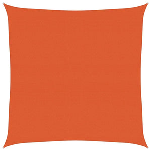 Vela Parasole 160 g/m² Quadrata Arancione 7x7 m in HDPE 311665