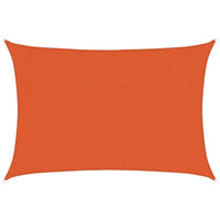 Vela Parasole 160 g/m² Rettangolare Arancione 3x4,5 m in HDPE