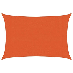 Vela Parasole 160 g/m² Rettangolare Arancione 3x4,5 m in HDPE