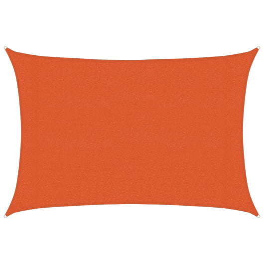 Vela Parasole 160 g/m² Rettangolare Arancione 3x5 m in HDPE 311679