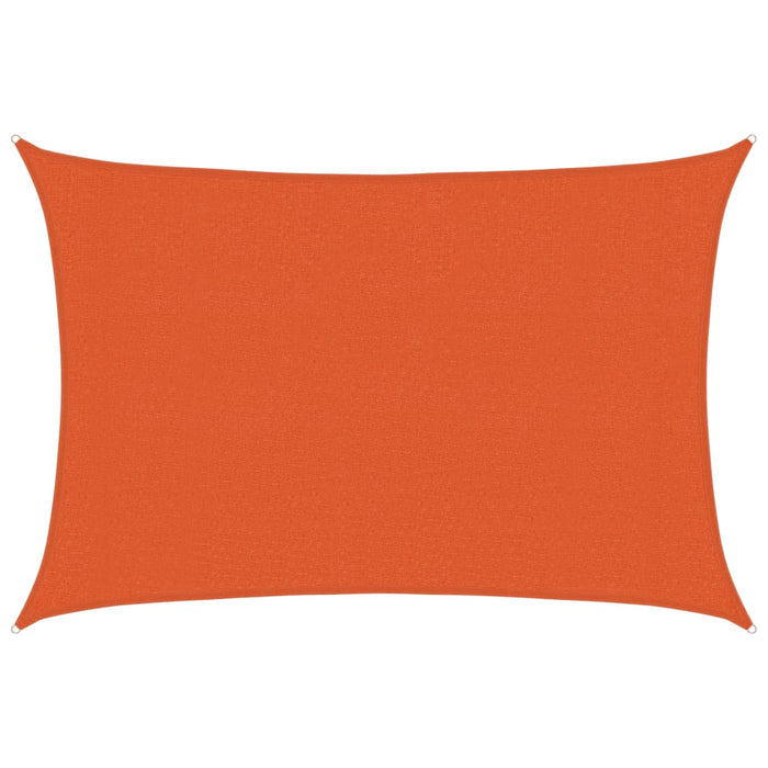 Vela Parasole 160 g/m² Rettangolare Arancione 3x5 m in HDPE 311679