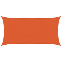 Vela Parasole 160 g/m² Rettangolare Arancione 3x6 m in HDPE