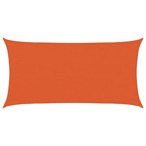 Vela Parasole 160 g/m² Rettangolare Arancione 3x6 m in HDPE