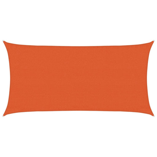 Vela Parasole 160 g/m² Rettangolare Arancione 3x6 m in HDPE 311680