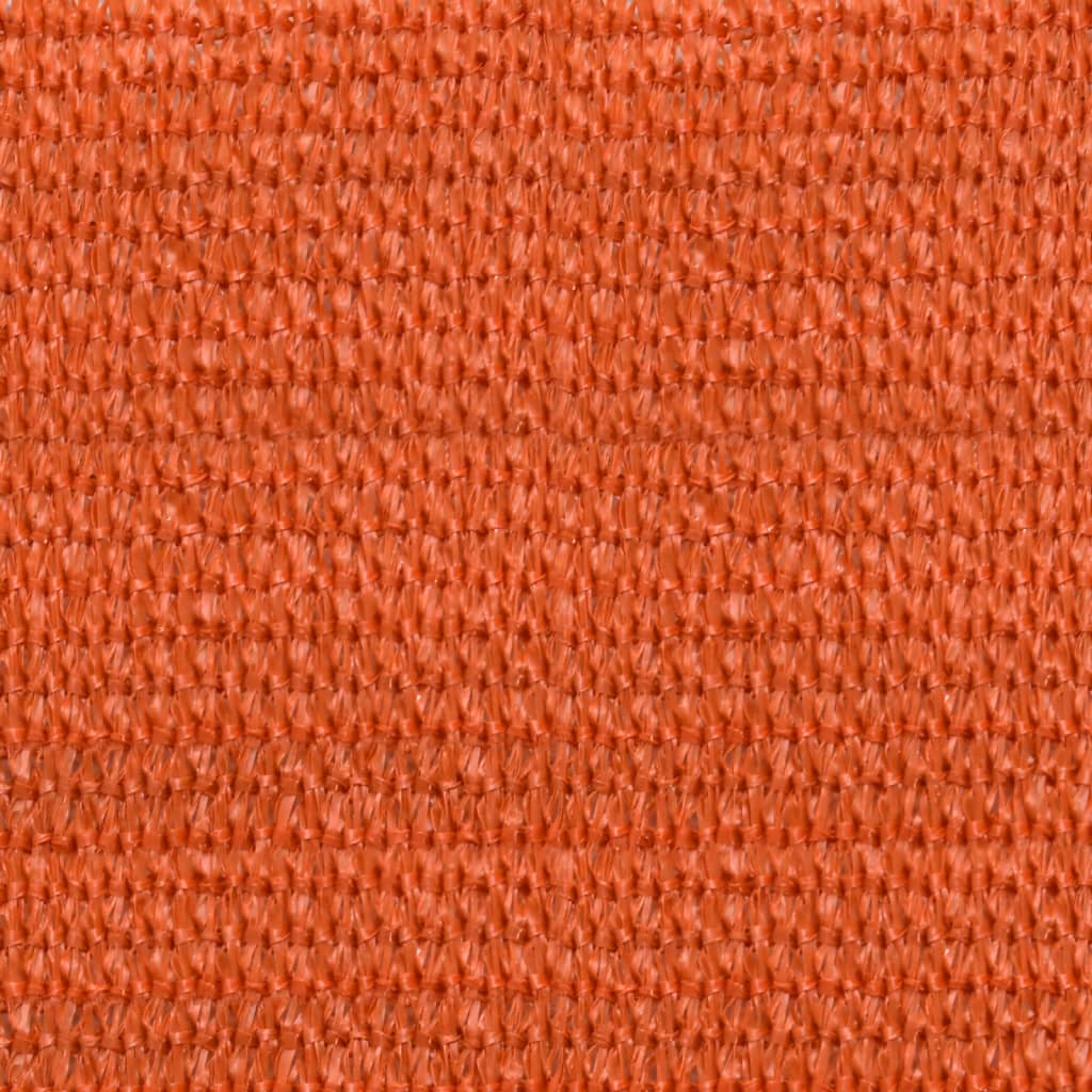 Vela Parasole 160 g/m² Arancione 3,5x5 m in HDPE 311682