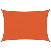 vidaXL Vela Parasole 160 g/m² Rettangolare Arancione 4x5 m in HDPE