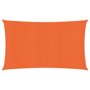 Vela Parasole 160 g/m² Rettangolare Arancione 4x7 m in HDPE