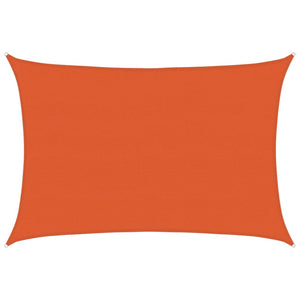 Vela Parasole 160 g/m² Rettangolare Arancione 5x7 m in HDPE