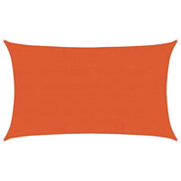 Vela Parasole 160 g/m² Rettangolare Arancione 5x8 m in HDPE 311688