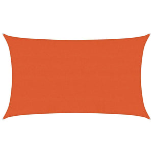 Vela Parasole 160 g/m² Rettangolare Arancione 5x8 m in HDPE