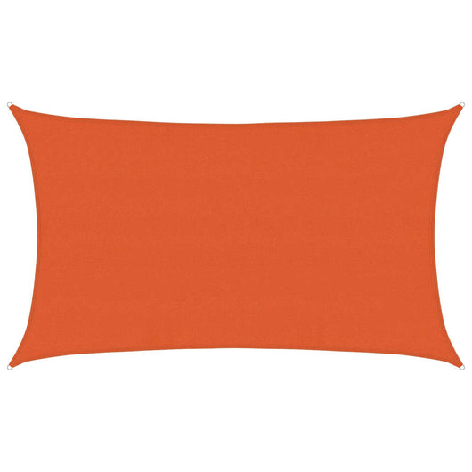 Vela Parasole 160 g/m² Rettangolare Arancione 5x8 m in HDPE
