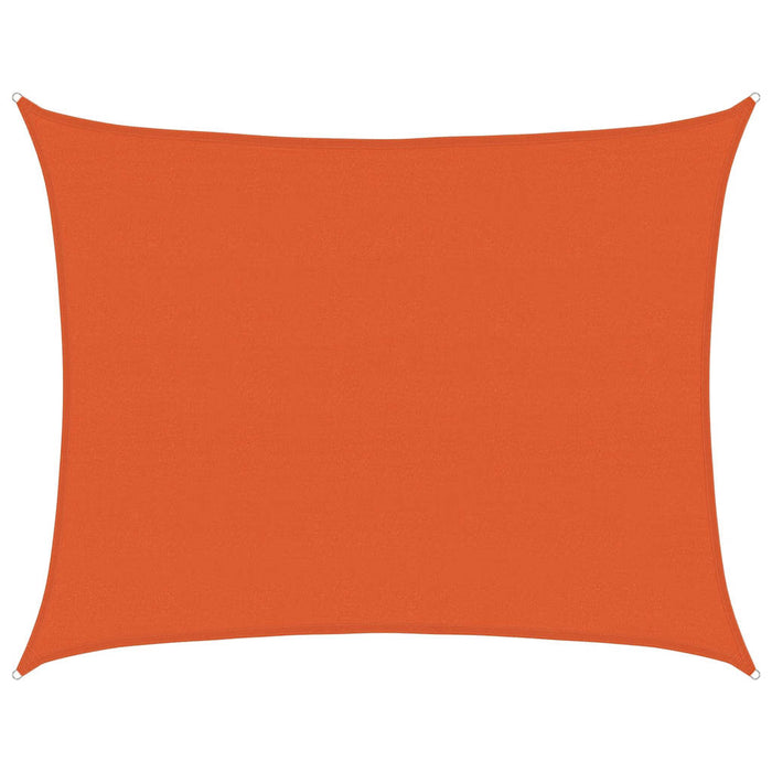 Vela Parasole 160 g/m² Rettangolare Arancione 6x7 m in HDPE