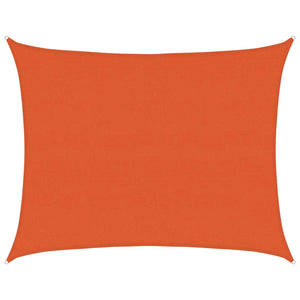 Vela Parasole 160 g/m² Rettangolare Arancione 6x8 m in HDPE