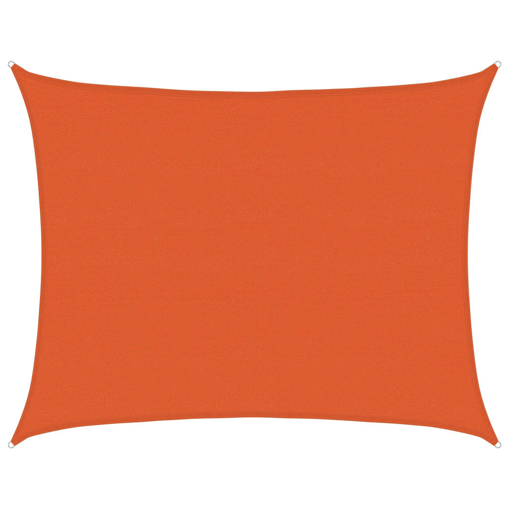 Vela Parasole 160 g/m² Rettangolare Arancione 6x8 m in HDPE 311690