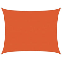 Vela Parasole 160 g/m² Rettangolare Arancione 6x8 m in HDPE 311690