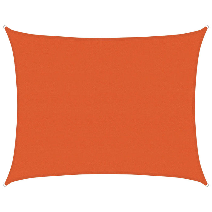 Vela Parasole 160 g/m² Rettangolare Arancione 6x8 m in HDPE 311690