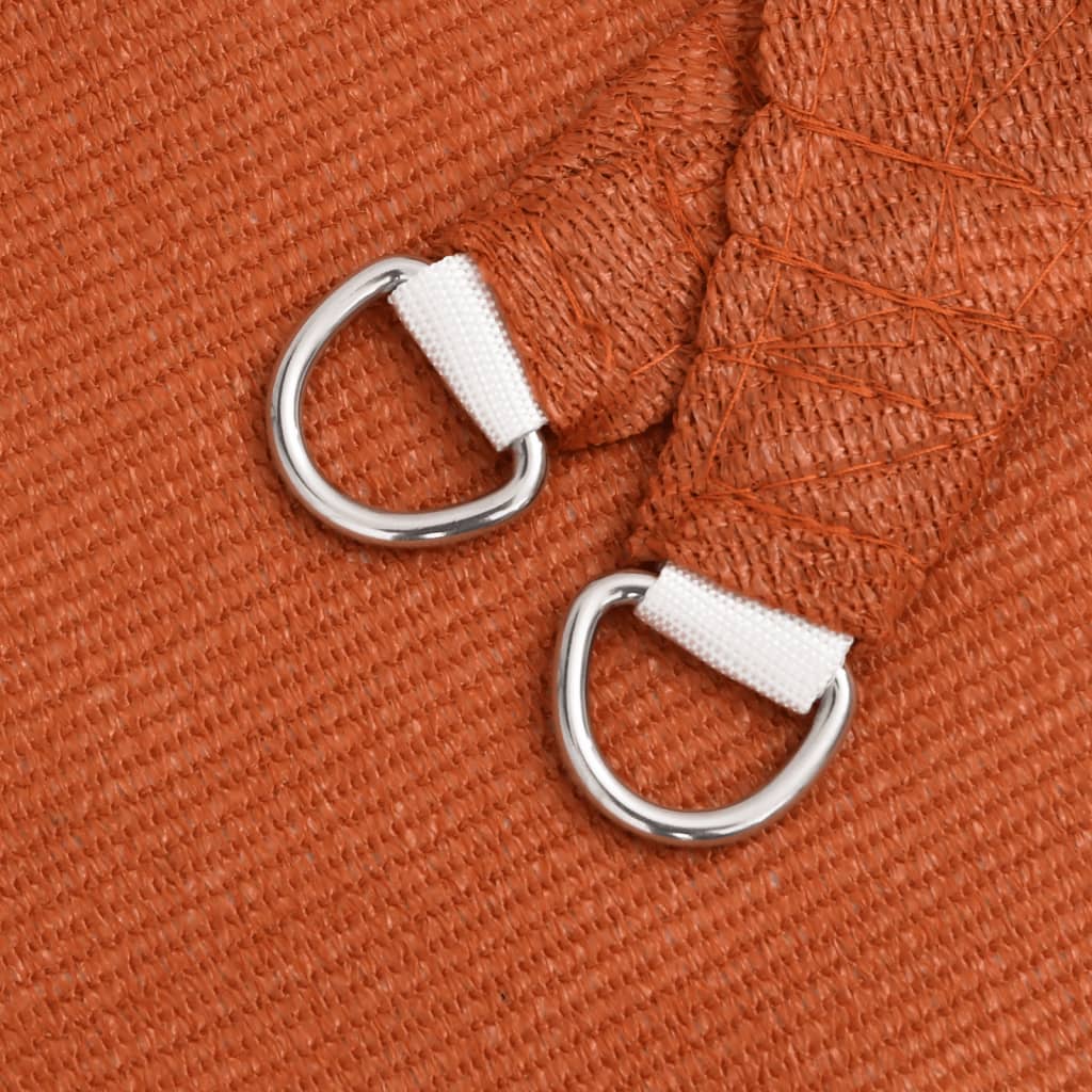 Vela Parasole 160 g/m² Arancione 3x3x4,2 m in HDPE 311694