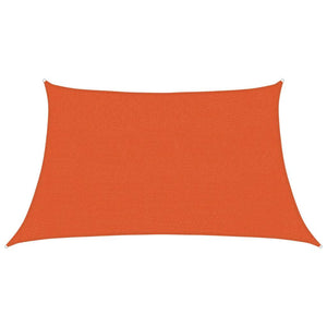 Vela Parasole 160 g/m² Trapezio Arancione 3/4x2 m in HDPE
