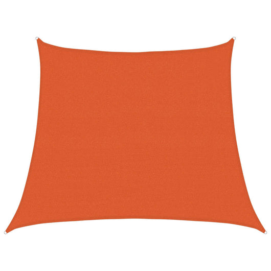 Vela Parasole 160 g/m² Trapezio Arancione 3/4x3 m in HDPE