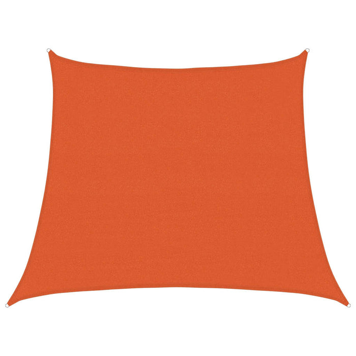 Vela Parasole 160 g/m² Trapezio Arancione 3/4x3 m in HDPE