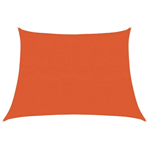 Vela Parasole 160 g/m² Trapezio Arancione 4/5x3 m in HDPE