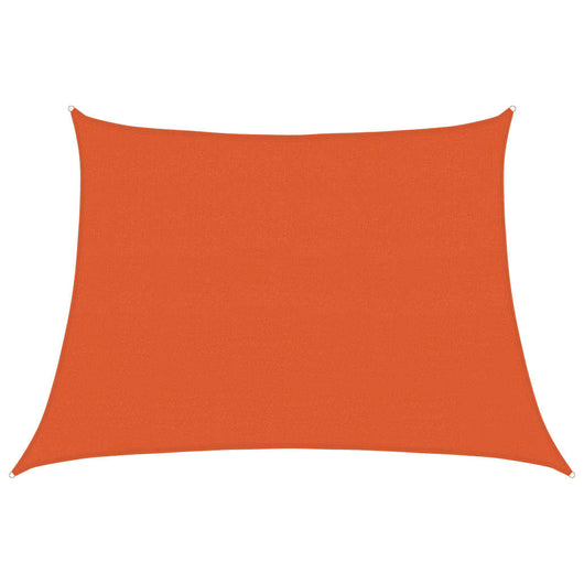 Vela Parasole 160 g/m² Trapezio Arancione 4/5x3 m in HDPE