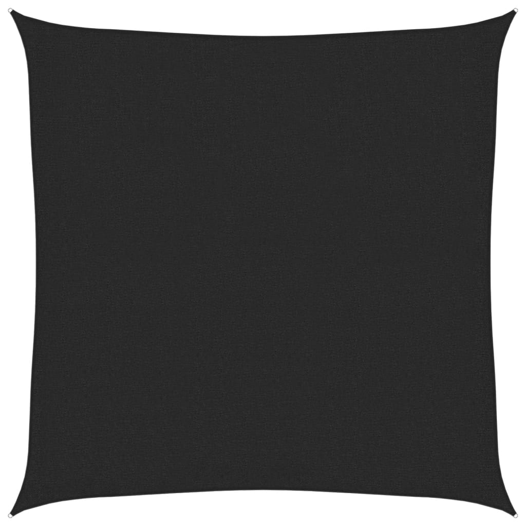 Vela Parasole 160 g/m² Nera 2x2 m in HDPE 311712