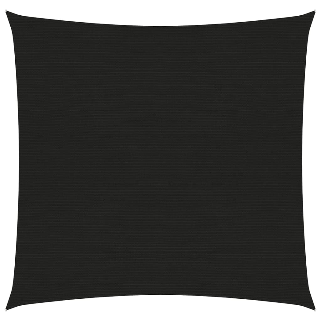 Vela in tessuto per ombrellone 160 g/m² HDPE 2,5 x 2,5 m nero 02_0009181