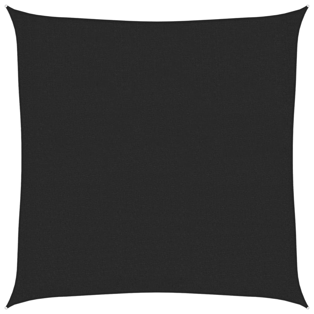 Vela Parasole 160 g/m² Nera 3x3 m in HDPE 311714