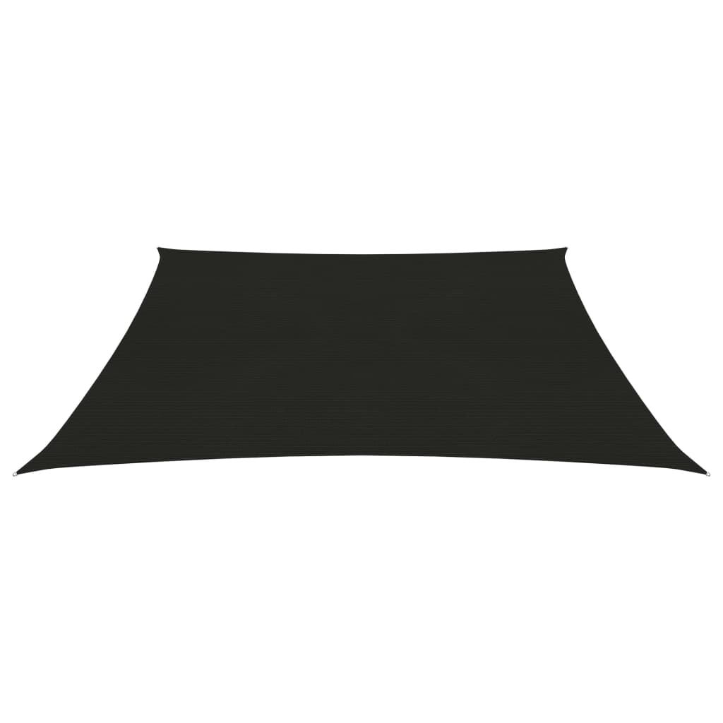 Vela in tessuto per ombrellone 160 g/m² HDPE 3 x 3 m nero 02_0009200