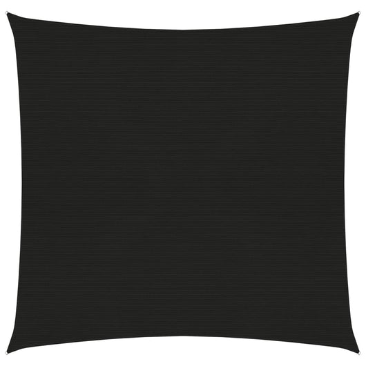 Vela in tessuto per ombrellone 160 g/m² HDPE 3,6 x 3,6 m nero 02_0009196