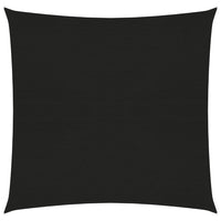 Vela ombreggiante 160 g/m² nera 4 x 4 m HDPE 02_0009210