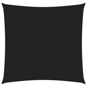 Vela ombreggiante 160 g/m² nera 5 x 5 m HDPE 02_0009218