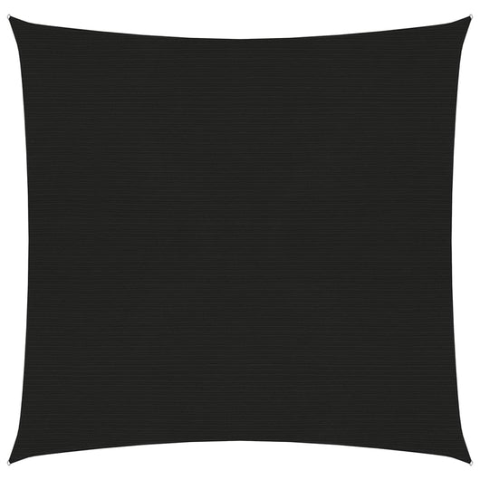 Vela ombreggiante 160 g/m² nera 5 x 5 m HDPE 02_0009218