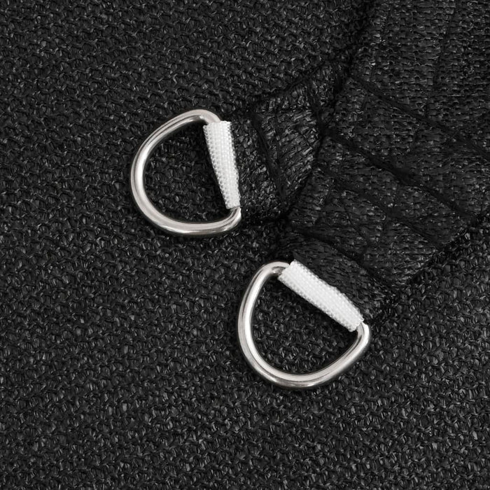 Vela Parasole 160 g/m² Nera 5x5 m in HDPE 311718