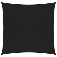 Vela ombreggiante 160 g/m² nero 7 x 7 m HDPE 02_0009227