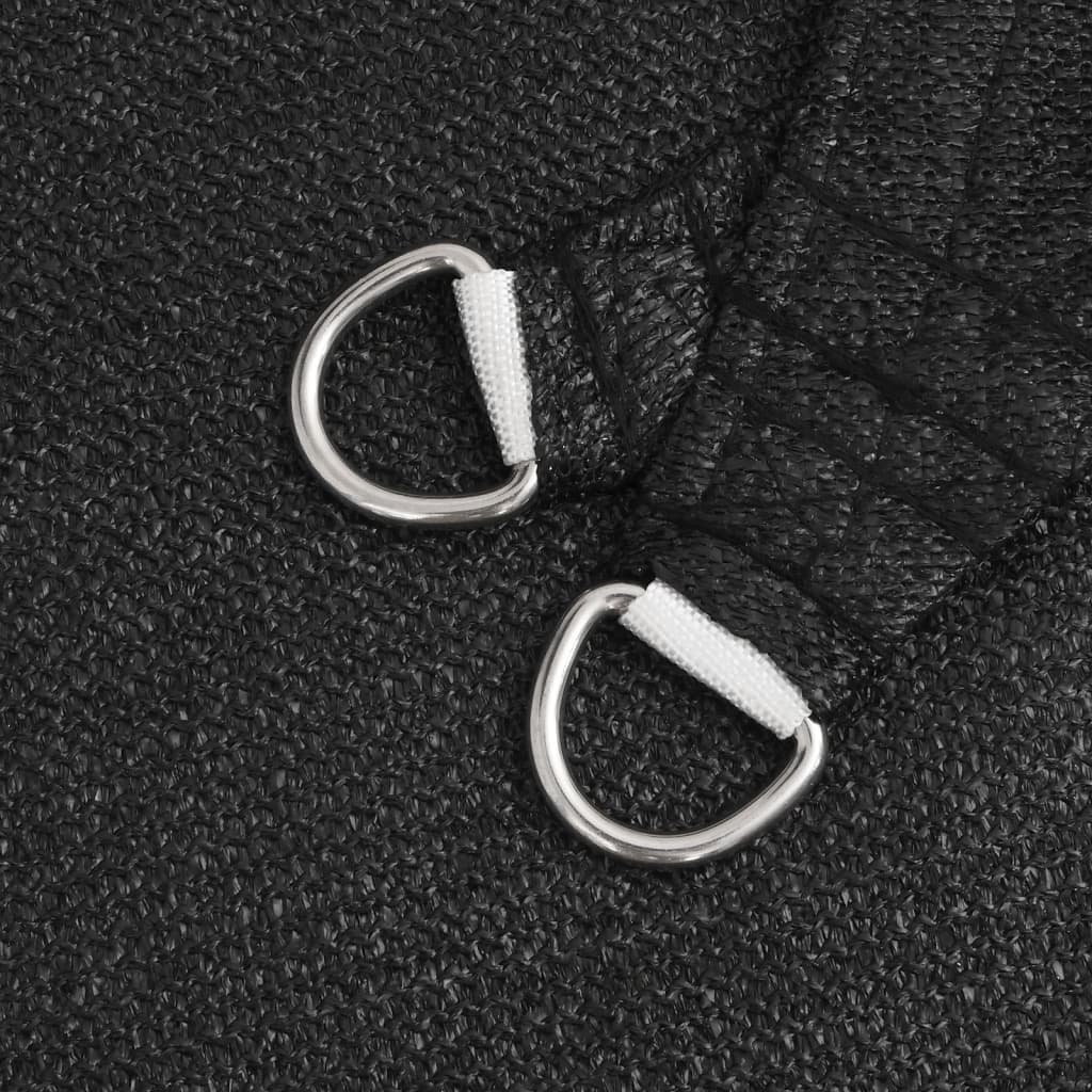 Vela Parasole 160 g/mÂ² Nera 2x3 m in HDPE cod mxl 15879