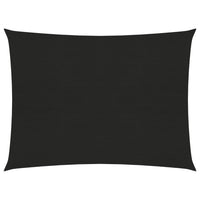 Vela ombreggiante 160 g/m² nero 2 x 3,5 m HDPE 02_0009189