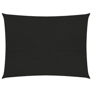 Vela ombreggiante 160 g/m² nero 2 x 3,5 m HDPE 02_0009189