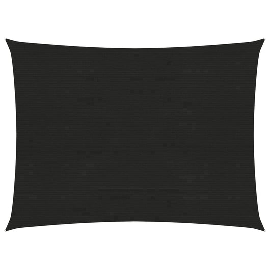 Vela ombreggiante 160 g/m² nero 2 x 3,5 m HDPE 02_0009189