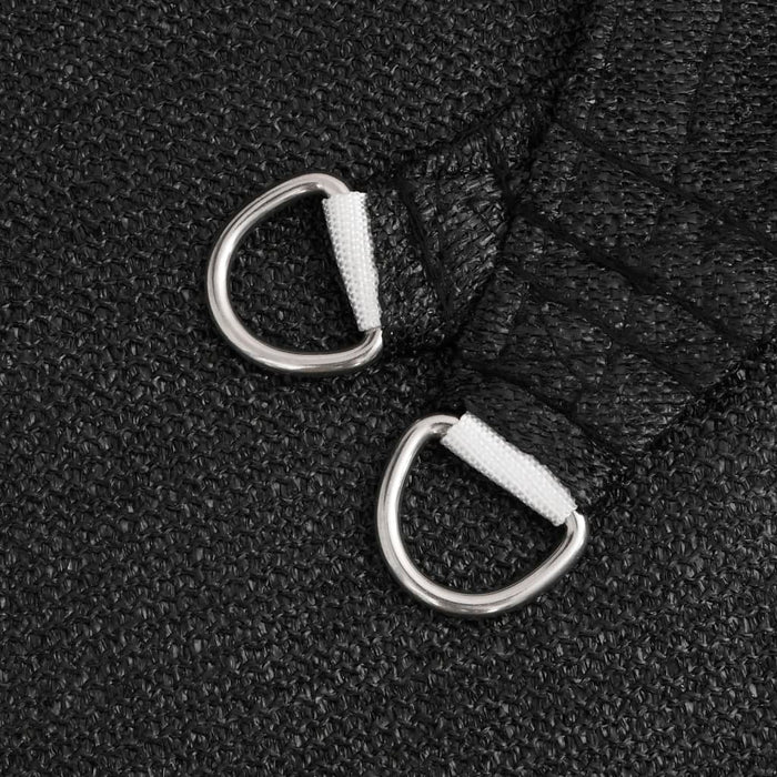 Vela Parasole 160 g/mÂ² Nera 2x3,5 m in HDPE